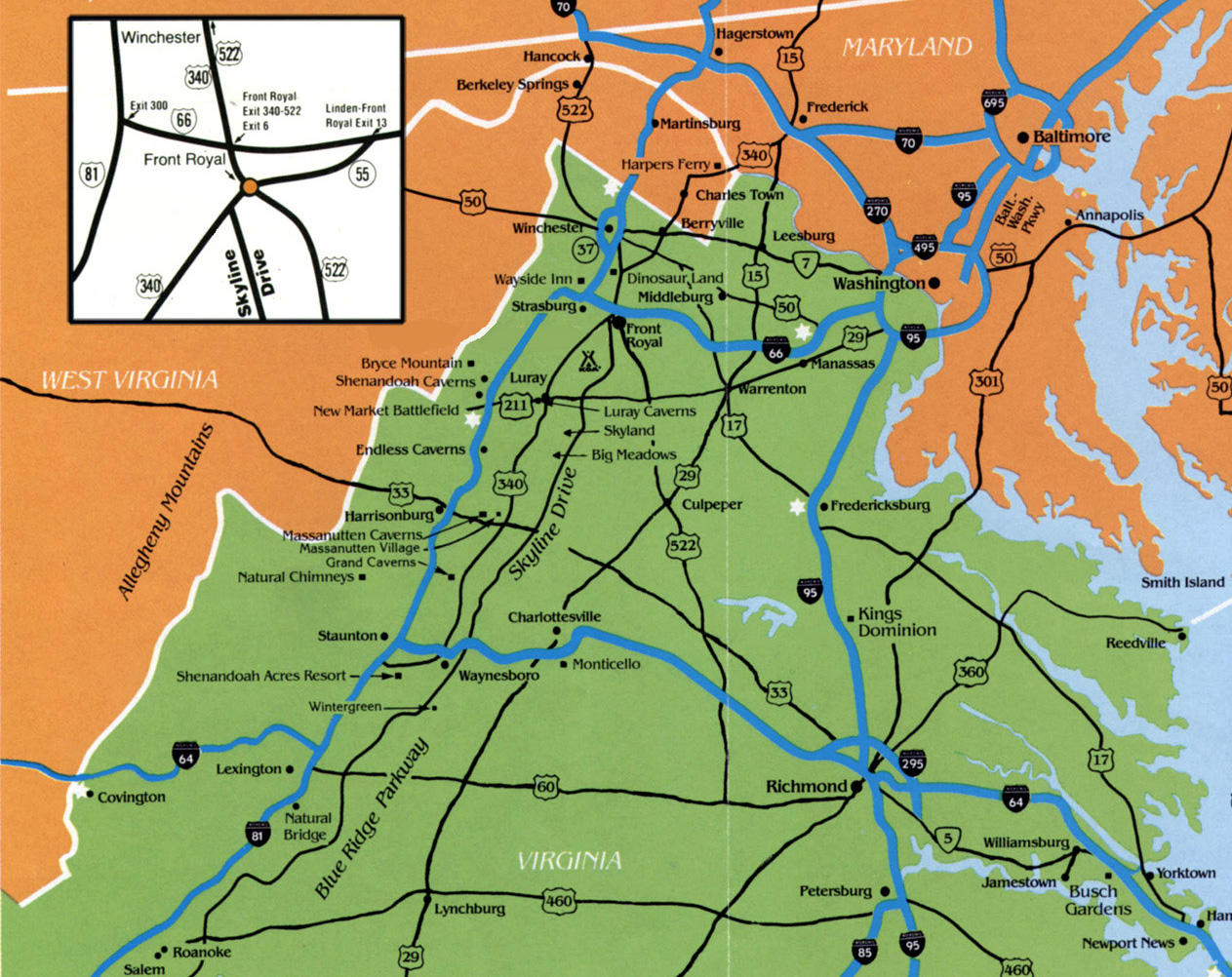 Front Royal Virginia Map Map | B.k. Haynes