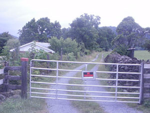 GATED ROCK ENTRANCE JUST OFF OFA STATE ROAD