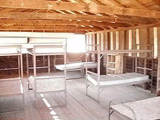 INSIDE OF SHELL CABINS BEFORE REMODELING