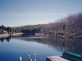 WALK TO 1/3 MI.-LONG LAKE TO FISH, SWIM, CANOE