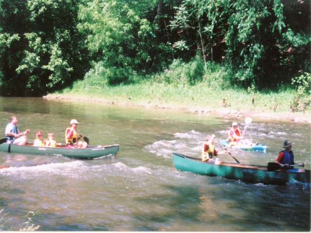 CANOE, KAYAK, RAFT ON THE CACAPON RIVER